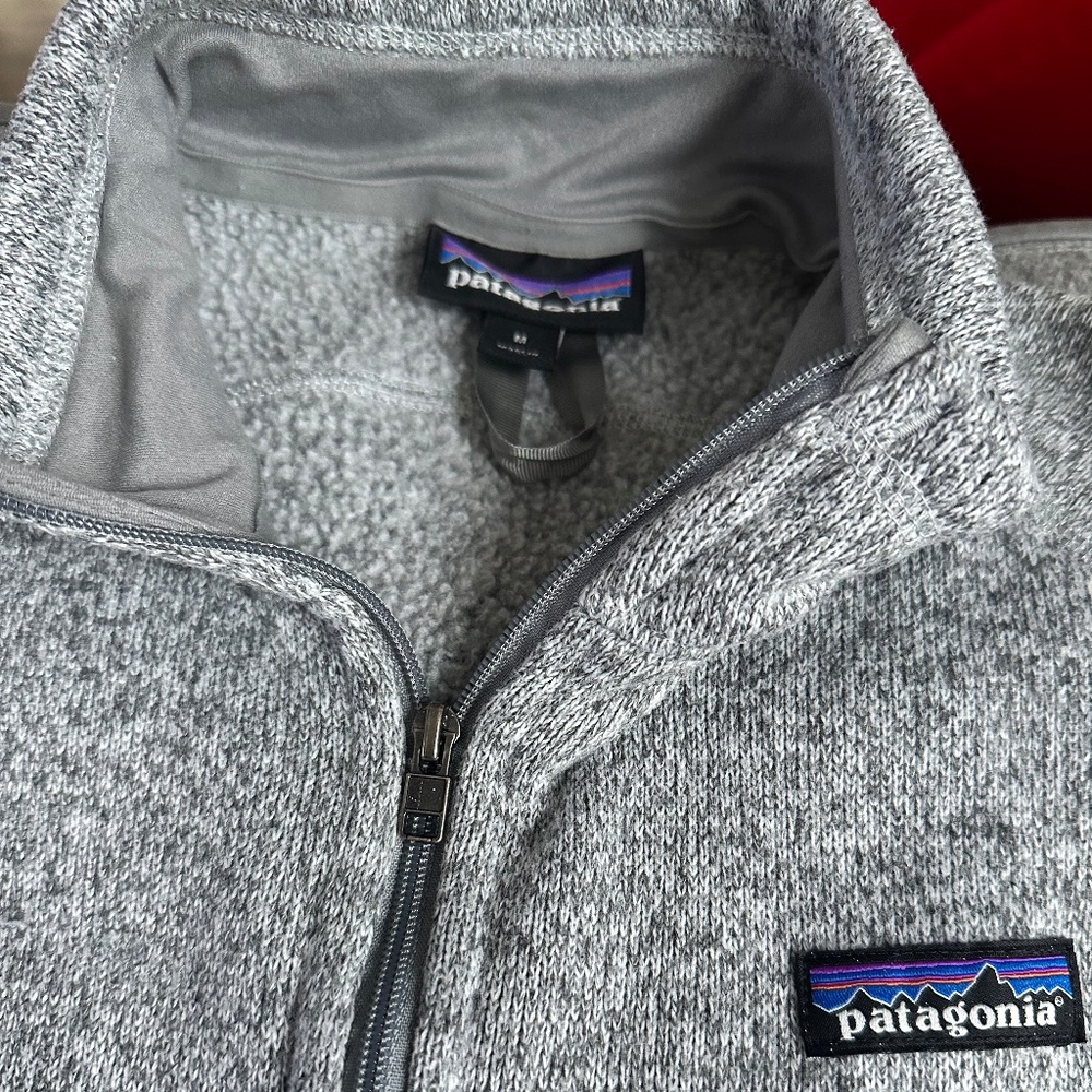 Patagonia Better Sweater Fleece Vest – Women’s M - Gray/Birch White